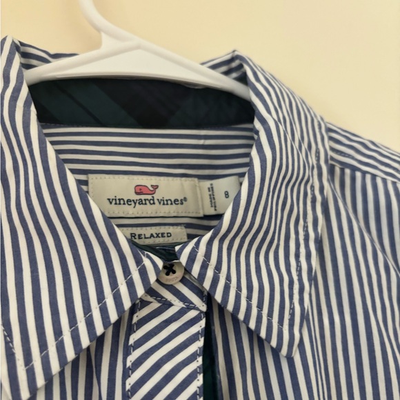Vineyard Vines button down with plaid detail - Picture 6 of 6